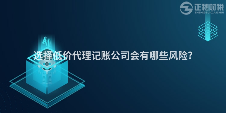 選擇低價代理記賬公司會有哪些風(fēng)險?