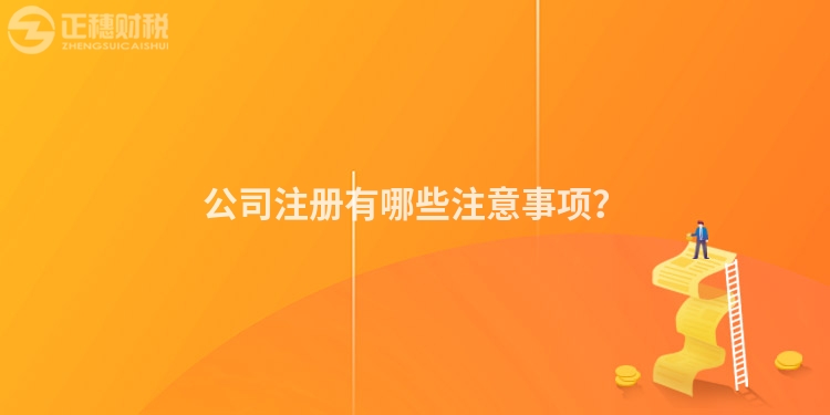 公司注冊有哪些注意事項(xiàng)？