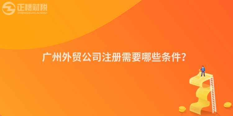 廣州外貿(mào)公司注冊需要哪些條件？