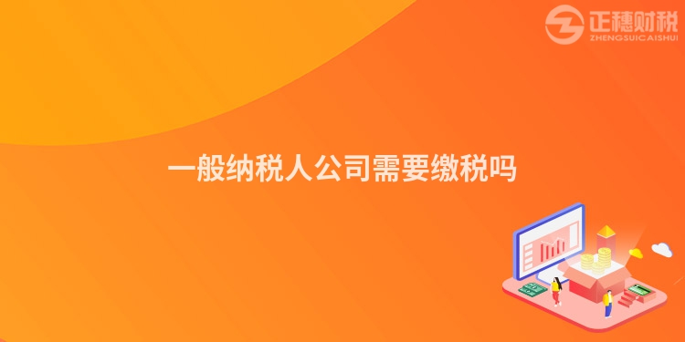 一般納稅人公司需要繳稅嗎