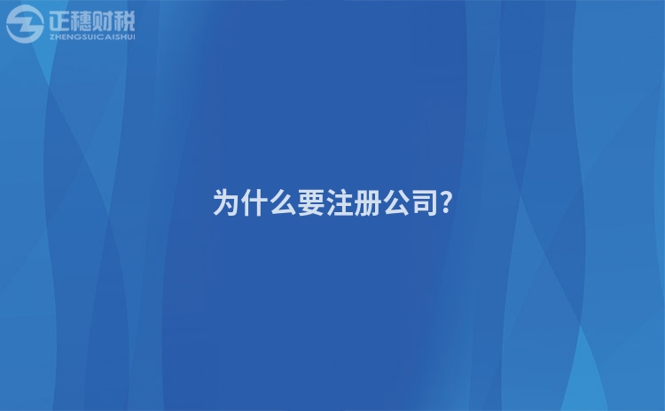 為什么要注冊公司?