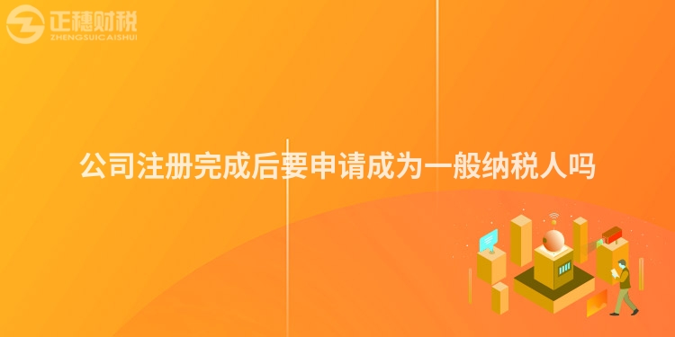 公司注冊(cè)完成后要申請(qǐng)成為一般納稅人嗎