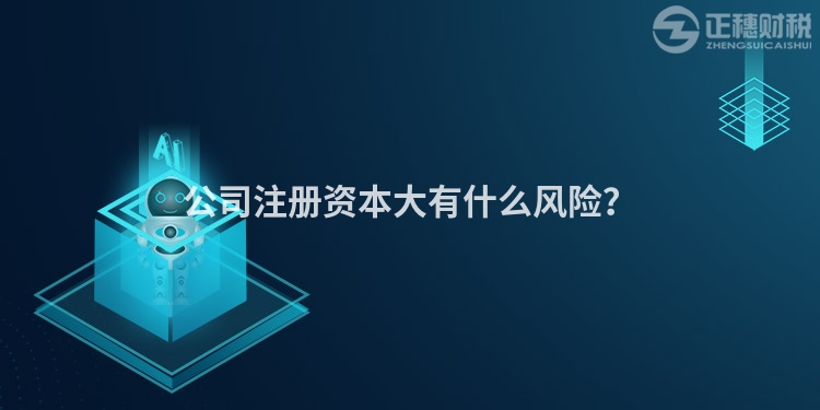 公司注冊資本大有什么風(fēng)險？