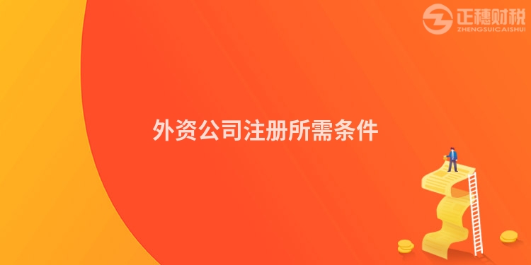 外資公司注冊所需條件