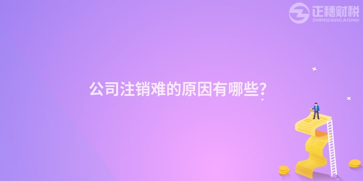 公司注銷難的原因有哪些？