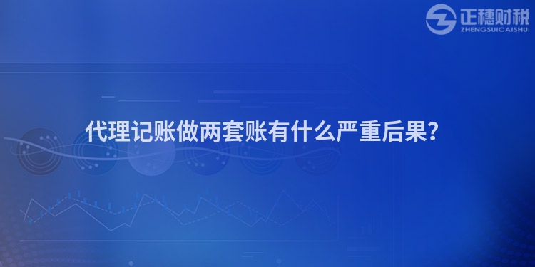 代理記賬做兩套賬有什么嚴(yán)重后果？