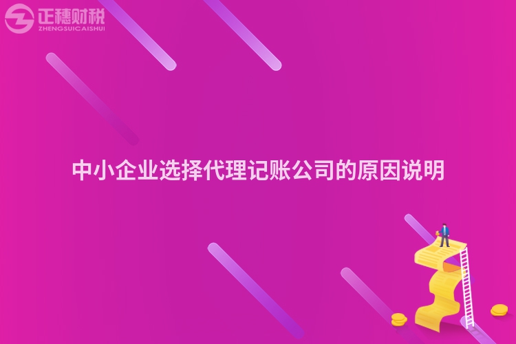 中小企業(yè)選擇代理記賬公司的原因說明