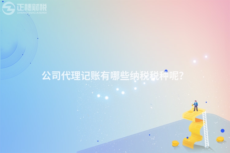公司代理記賬有哪些納稅稅種呢？