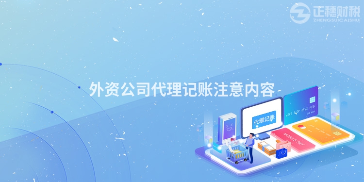 外資公司代理記賬注意內(nèi)容