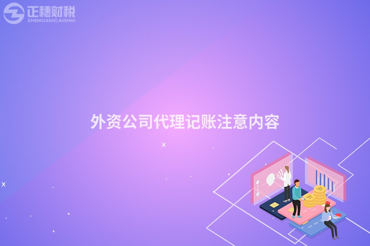 外資公司代理記賬注意內(nèi)容