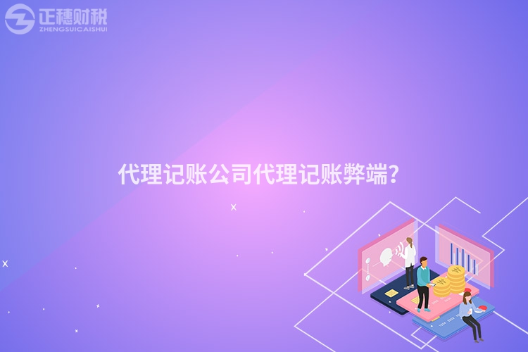 代理記賬公司代理記賬弊端？