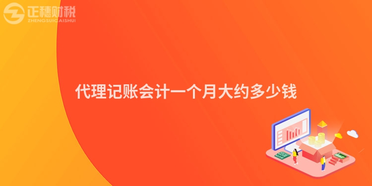代理記賬會(huì)計(jì)一個(gè)月大約多少錢(qián)