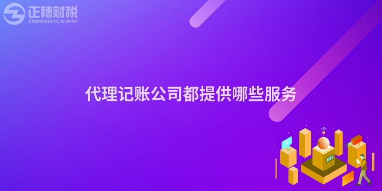 代理記賬公司都提供哪些服務(wù)