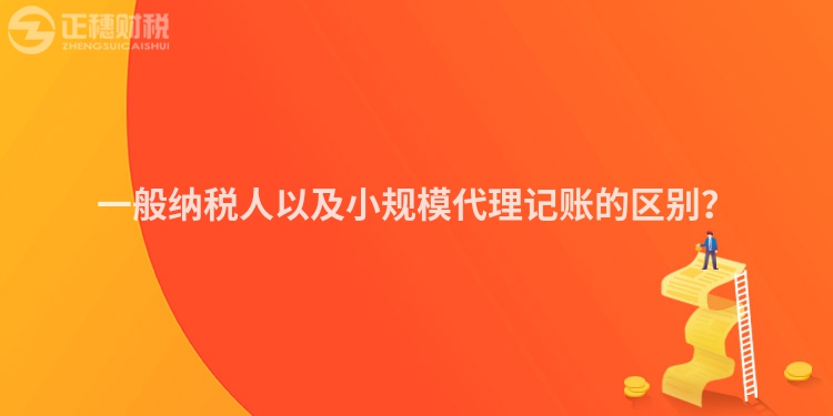 一般納稅人以及小規(guī)模代理記賬的區(qū)別？
