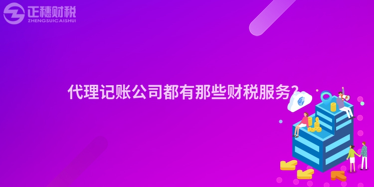 代理記賬公司都有那些財(cái)稅服務(wù)？