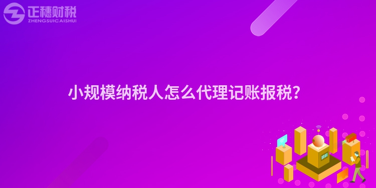 小規(guī)模納稅人怎么代理記賬報(bào)稅？