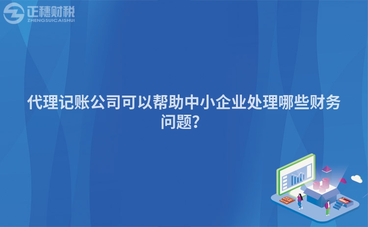 代理記賬公司可以幫助中小企業(yè)處理哪些財(cái)務(wù)問題？