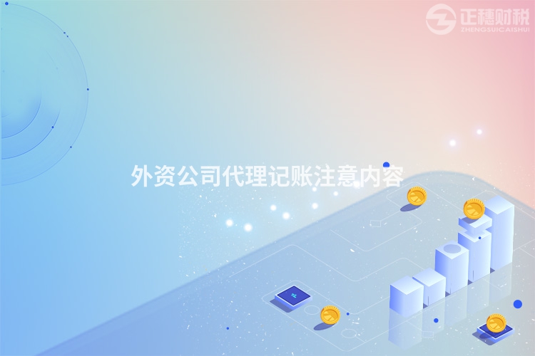 外資公司代理記賬注意內(nèi)容