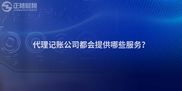 代理記賬公司都會(huì)提供哪些服務(wù)？