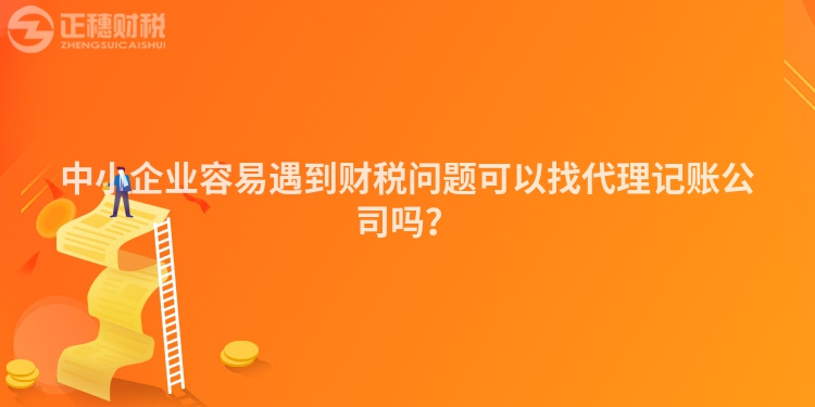 中小企業(yè)容易遇到財(cái)稅問(wèn)題可以找代理記賬公司嗎？