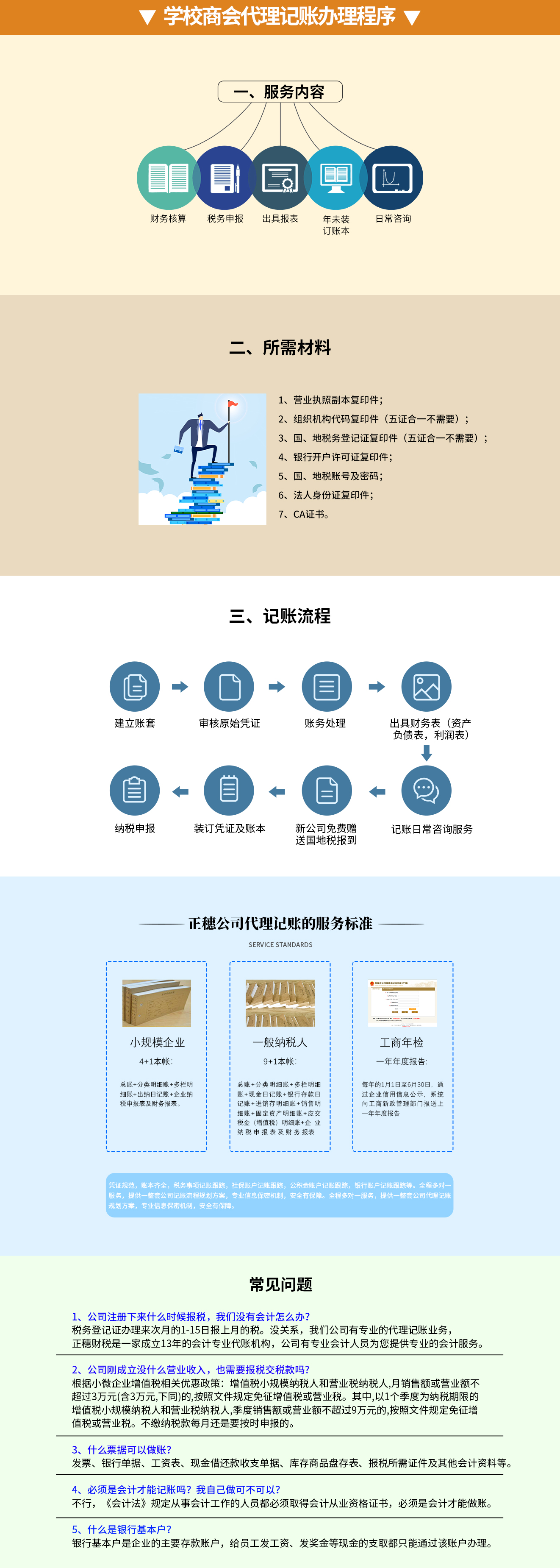 學(xué)校商會(huì)代理記賬