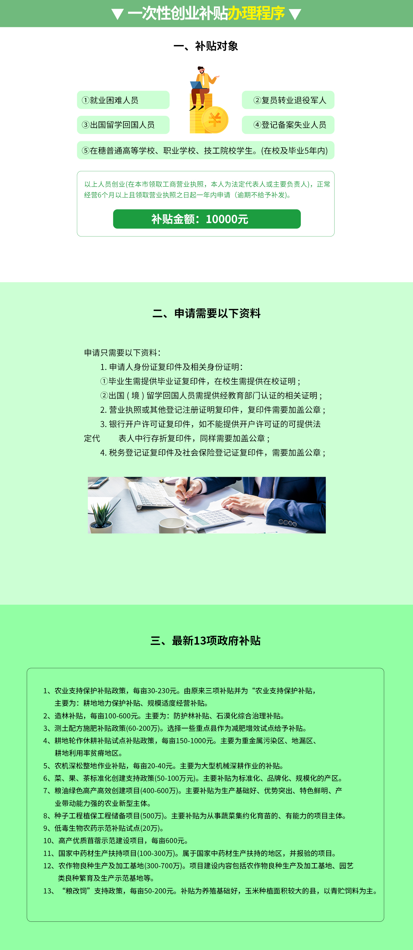 一次性創(chuàng)業(yè)補(bǔ)貼