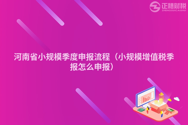 河南省小規(guī)模季度申報(bào)流程（小規(guī)模增值稅季報(bào)怎么申報(bào)）