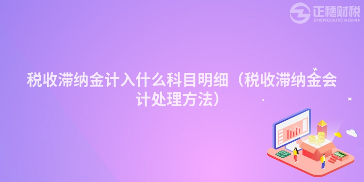 稅收滯納金計(jì)入什么科目明細(xì)(稅收滯納金會(huì)計(jì)處理方法)