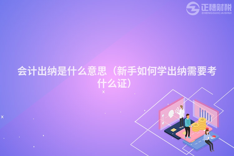 會(huì)計(jì)出納是什么意思(新手如何學(xué)出納需要考什么證)