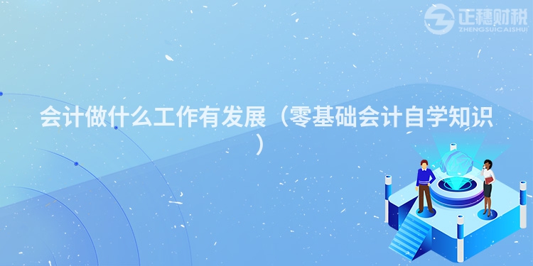 會計(jì)做什么工作有發(fā)展(零基礎(chǔ)會計(jì)自學(xué)知識)