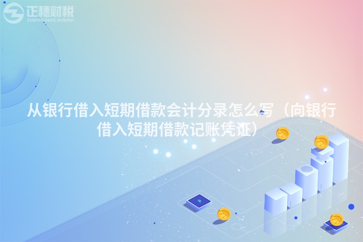 從銀行借入短期借款會(huì)計(jì)分錄怎么寫(xiě)(向銀行借入短期借款記賬憑證)